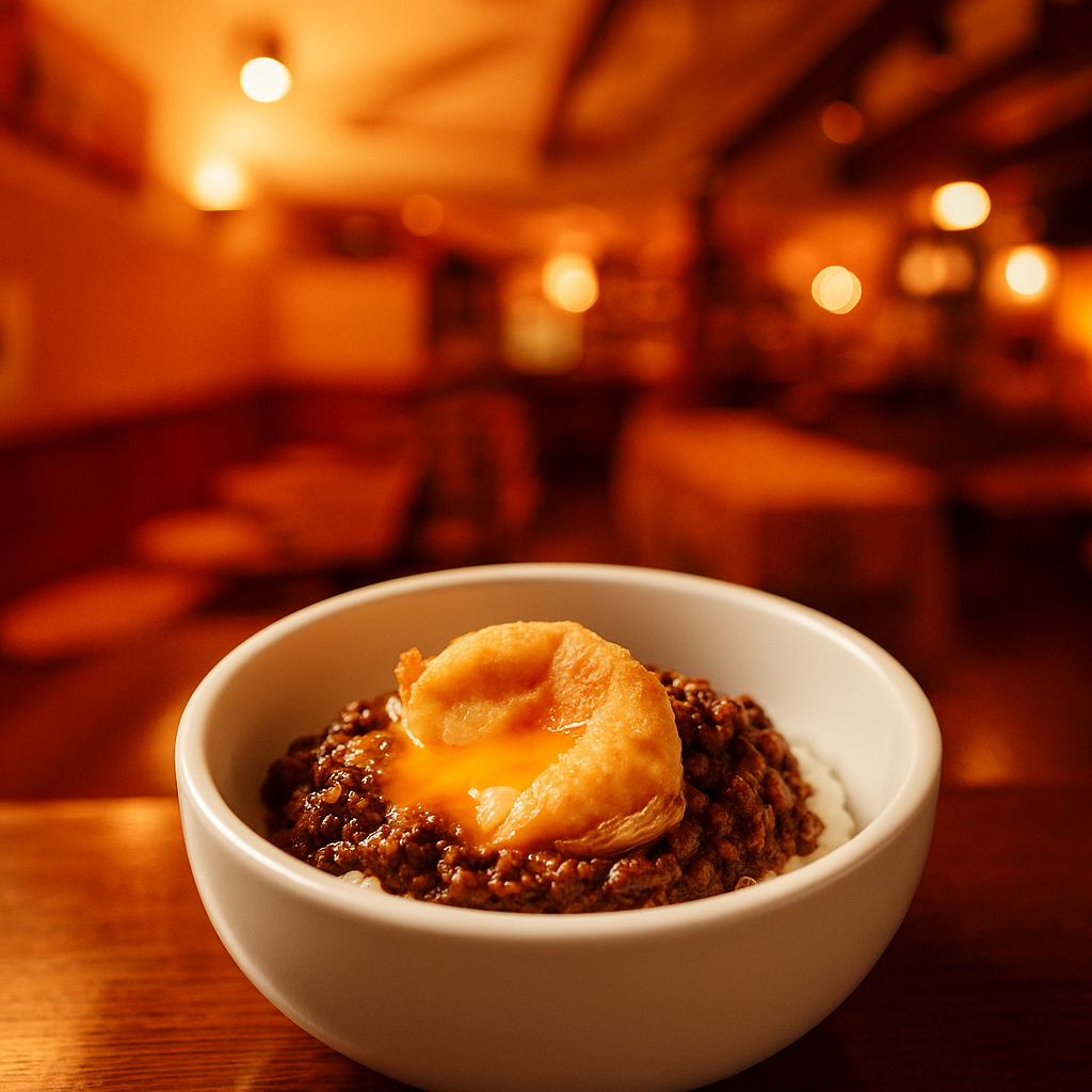 飲食事業の料理と店舗のコラージュ