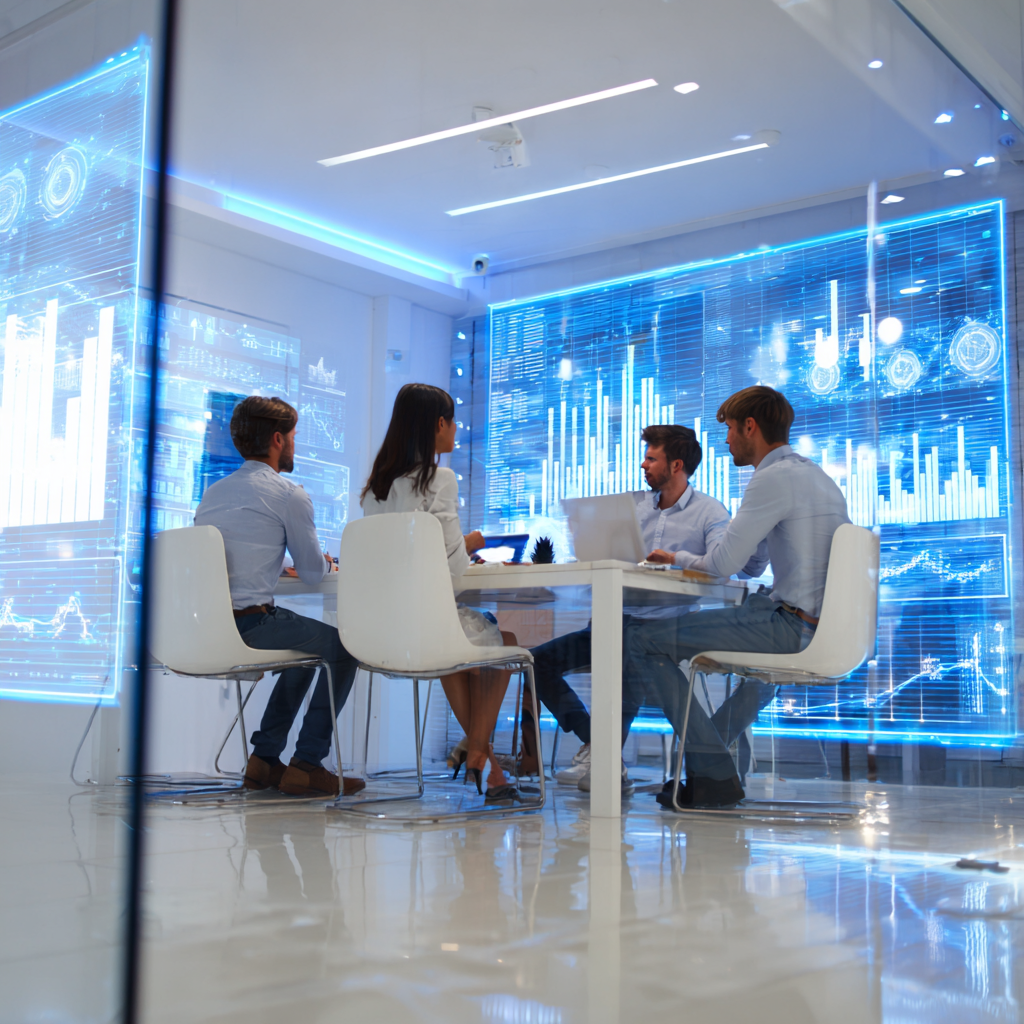 ビジネスプロモーションの打合せ風景